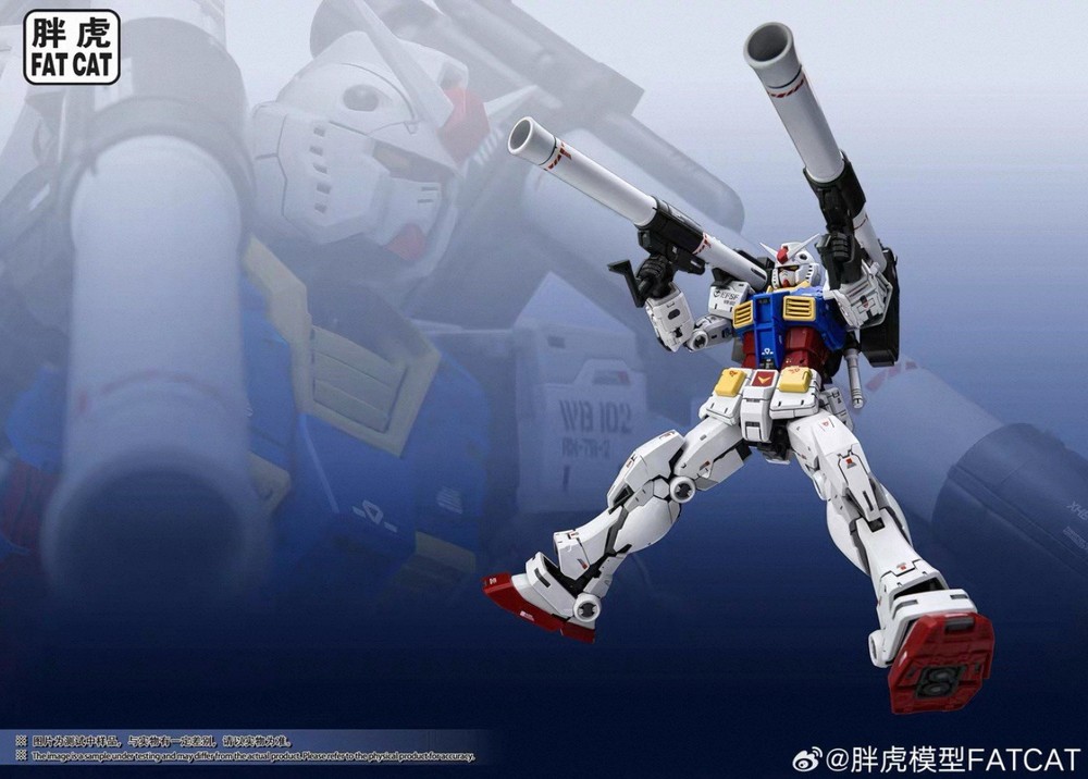 Fat Cat 1/100 Upscaled RG RX-78-2 – Model Kit