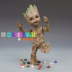 Guardians of the Galaxy Groot Action Figure Baby Groot HT 1:1 Model Toy Box NEW