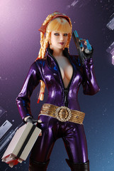 IRIS 1/6 Gunmetal Purple Catsuit Set for TBL/Phicen S07C/S10/S18/S22/S23