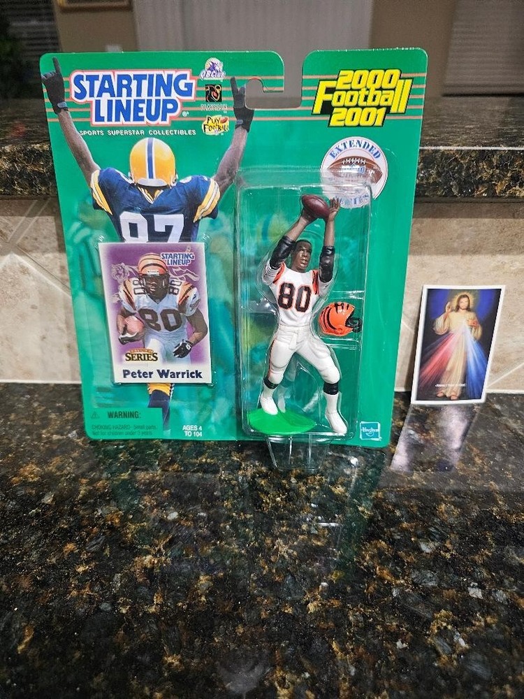 2000 Peter Warrick Cincinnati Bengals Starting Lineup Florida State Football NIB
