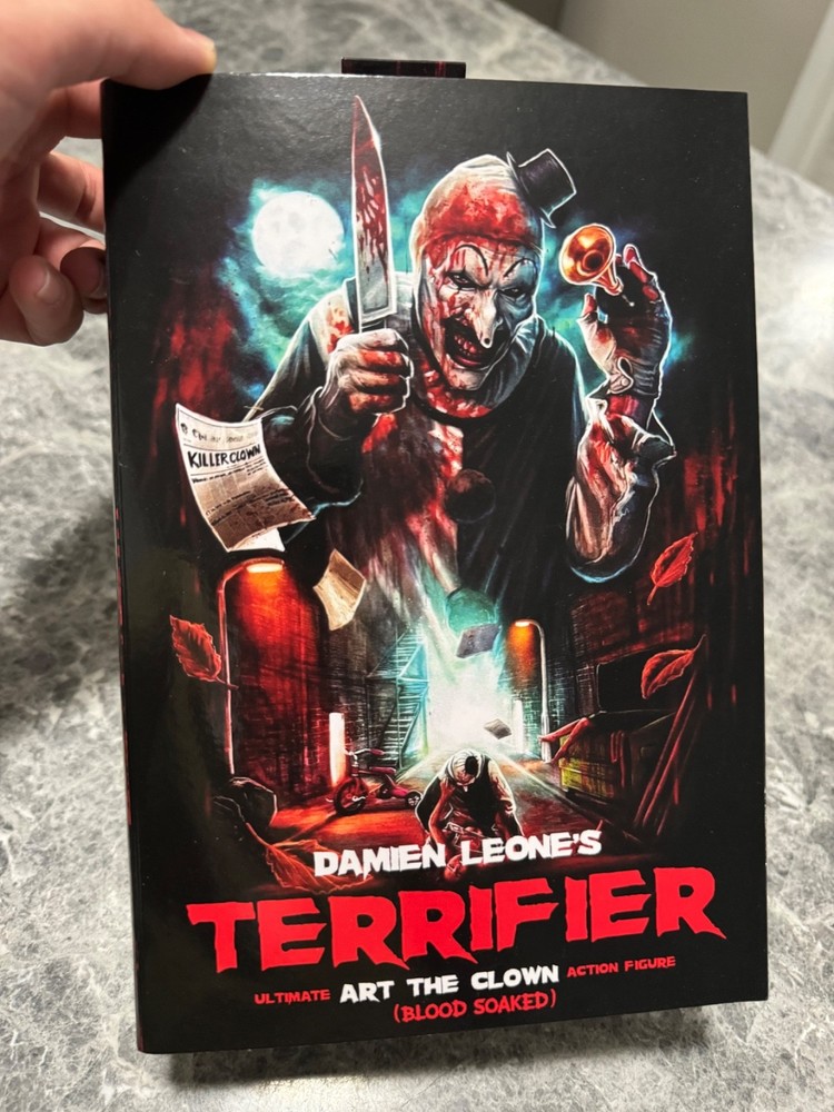 NECA Ultimate Terrifier Art The Clown Blood Soaked Figure Walmart Exclusive
