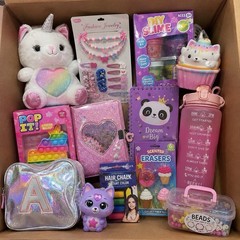 Girls Mystery Toy Box Mixed Lot Bundle Plush Fidget Dolls Kids