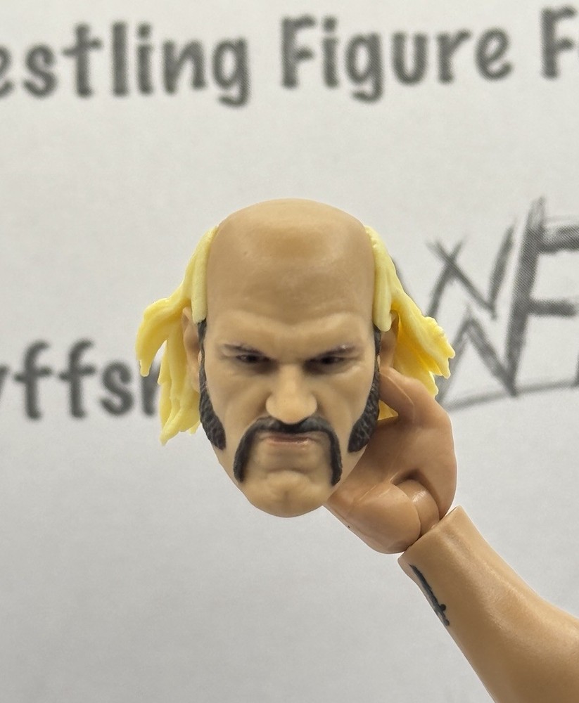 WWE Elite Legends Series 30 – Jesse Ventura Head Only Fodder Mattel 1/12 Scale