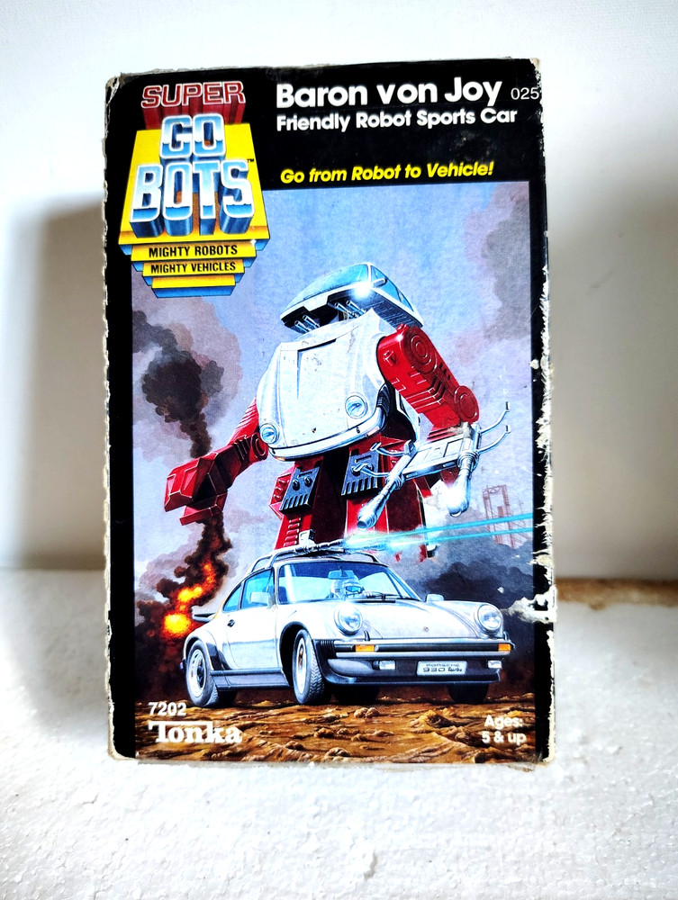 Packaging (only) VTG Super Gobots – Baron von Joy Sports Car – Tonka 1984