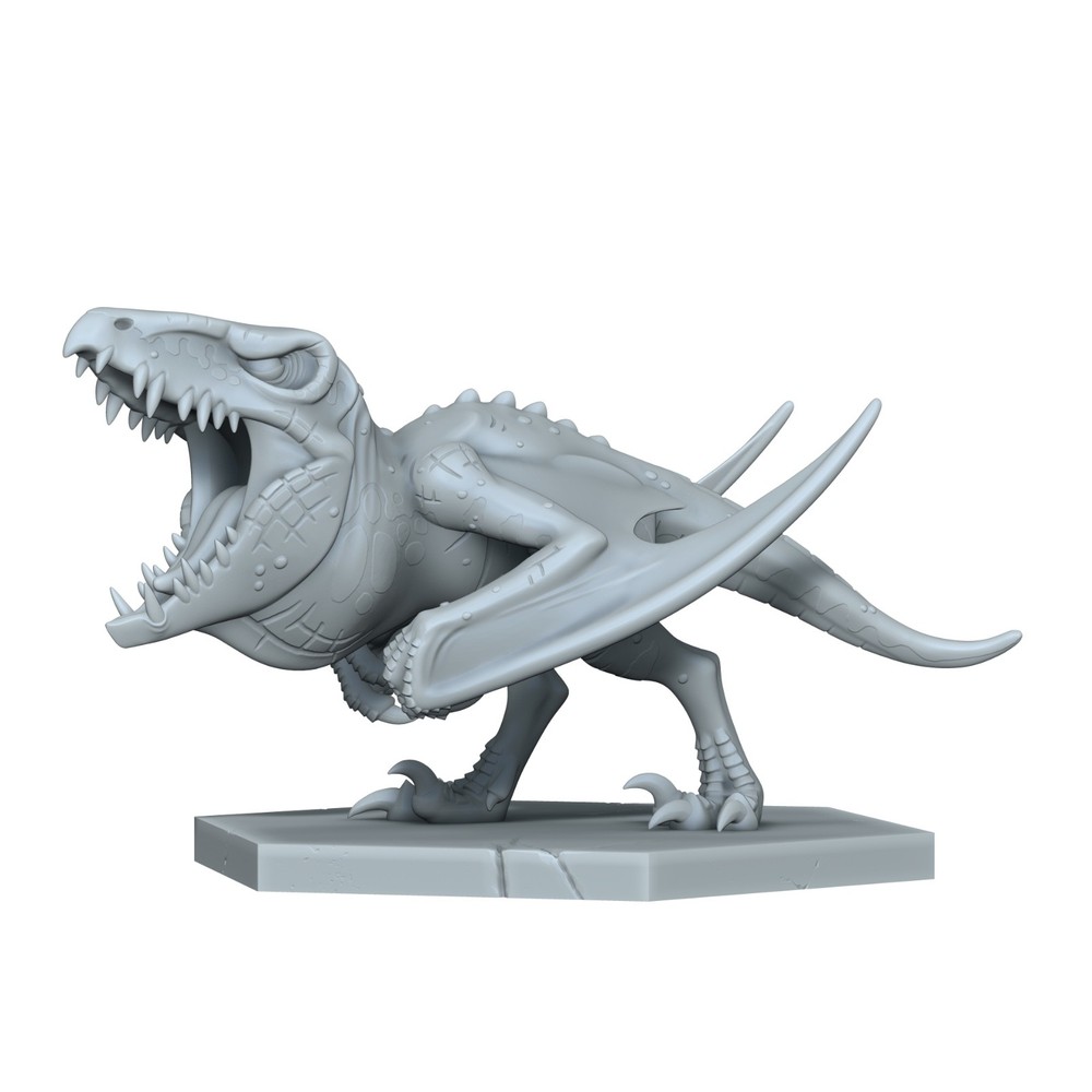 Cibi Mutadon, 3d printed figure unpainted, jurassic world rebirth