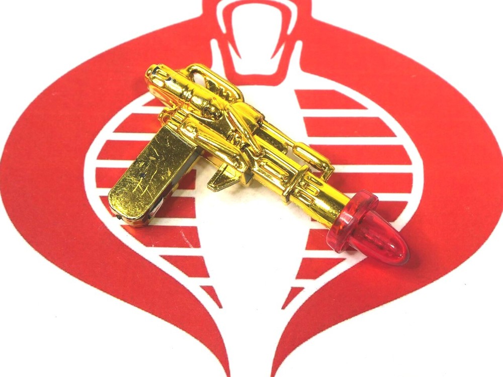 Super Mega Heavy Metal Fighter Weapon GOLD GUN 99001 Original Figure Accessory