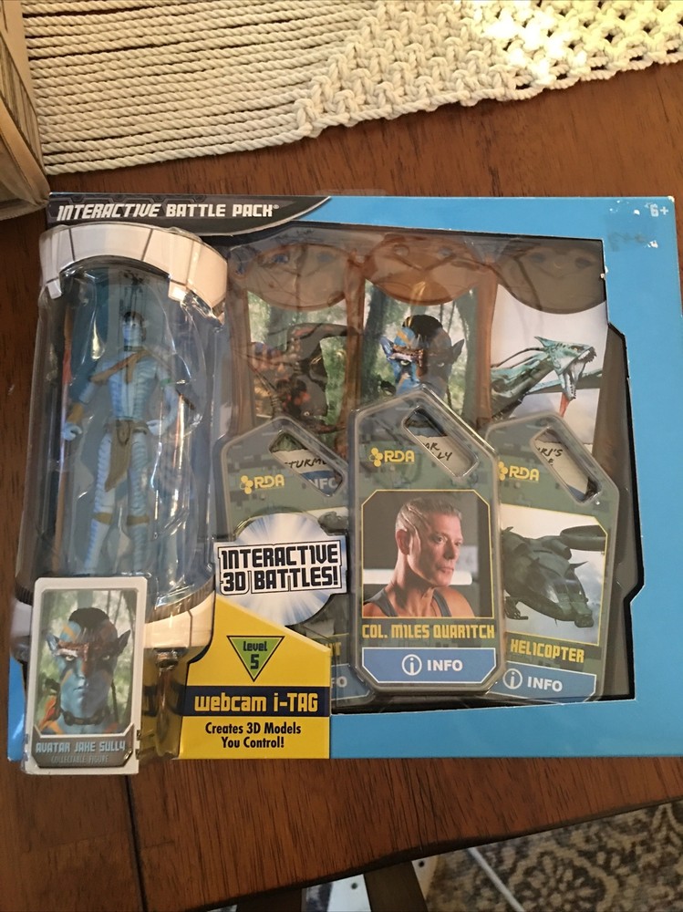 Avatar Jake Sully Interactive Battle Pack Webcam i-TAG Mattel 2009 – NEW