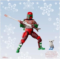 Hasbro Star Wars The Black Series Mandalorian Warrior Holiday Edition F5305 New