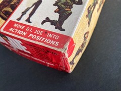 Vintage Original Hasbro G.I. Joe Action Soldier 7500 Double (TM) Box Lid Only
