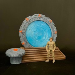 Stargate for 3.75 IN (1:18) Figure Diorama (Painted)