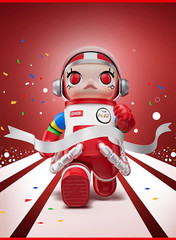 POP MART MEGA SPACE MOLLY 400% TEAM COCA-COLA