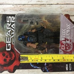2013 Neca Gears Of War 3 Clayton Carmine 3.75″ Figure w/ Lancer Series 1 New