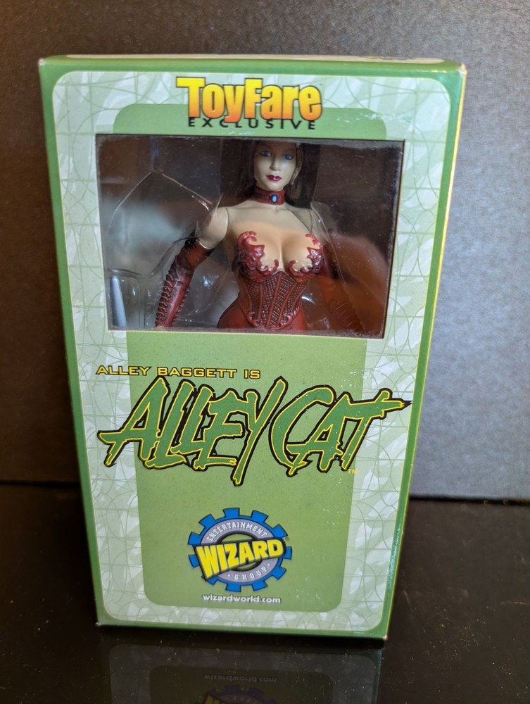 Wizard Toyfare Exclusive Alley Baggett Alley Cat Action Figure 1999 NIB