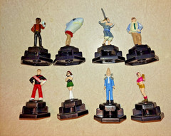 SNL Trivial Pursuit – 8 Game Tokens Miniature Figures – Saturday Night Live NEW