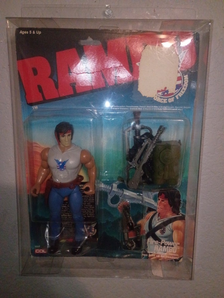 Rambo coleco MOC firepower Rambo protective case