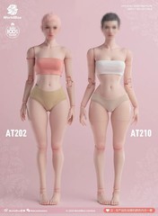 Worldbox AT210 1/6 Female Body Joint Movable Bee Waist Light Tan 12″ Figure