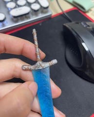 Painted 1/12 Cool Sword Weapon Model For DIY 6″ Action Figure romankey notaman