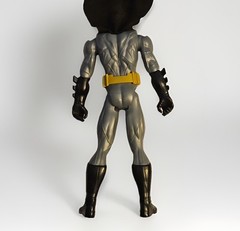 Mattel Batman Action Figure 2015 DC Comics Gray Black Yellow Cape 12 Inch
