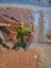 4 Guts! Green Berets Canned Heat Grunt Vtg Action Figure Lot Mattel 1986 1988 2″