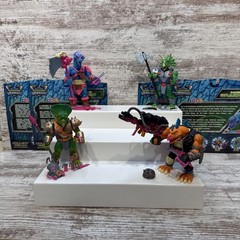 Boss Fight Studio Saurozoic Warriors 4 figures Collection NEW 100% Complete