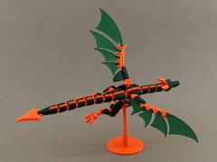 Customizable Dragon Figure 14″ Wingspan Fully Poseable Officially Licensed