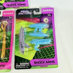Final Faction Action Figure Weapons Alpha Khaan Amari Quake Synthoid Scourge F