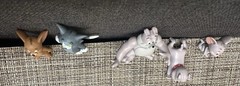 HANNA BARBERA Tom and Jerry Jazwares Figures 5 Characters Spike Tyke Nibbles