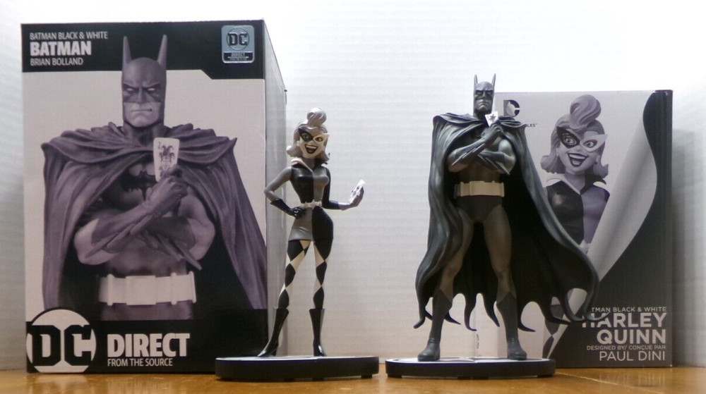 BATMAN & HARLEY QUINN BLACK & WHITE PAUL DINI & BRIAN BOLLAND JOKER CARD SPECIAL