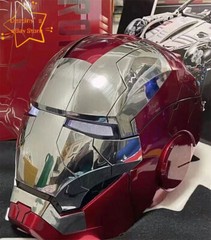 Cosplay AUTOKING Iron Man MK5 1:1 Wearable Voice-control Mask Helmet Halloween