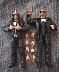 WWE Elite Outsiders Scott Hall Kevin Nash Figure Lot Wrestling nWo Walmart Excl.