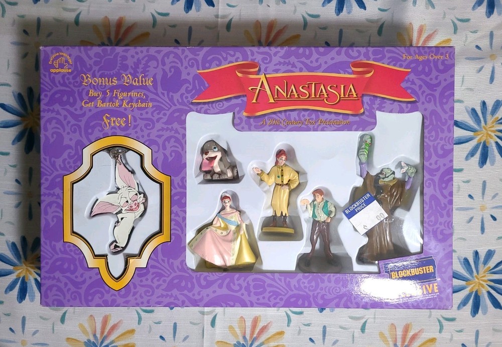 Vintage Anastasia Figurines Applause 1997 Blockbuster Exclusive 20th Century Fox