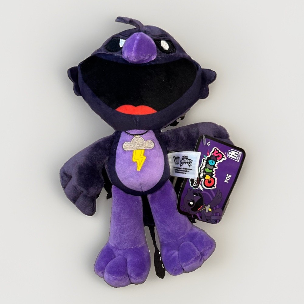 1x Poe Poppy Playtime Nightmare Critters 8″ Official Plush New w/ Tags