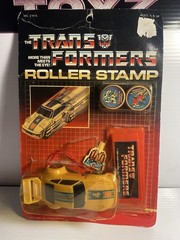 1984 GI Transformers JAZZ HG Toys Roller Stamp MOC