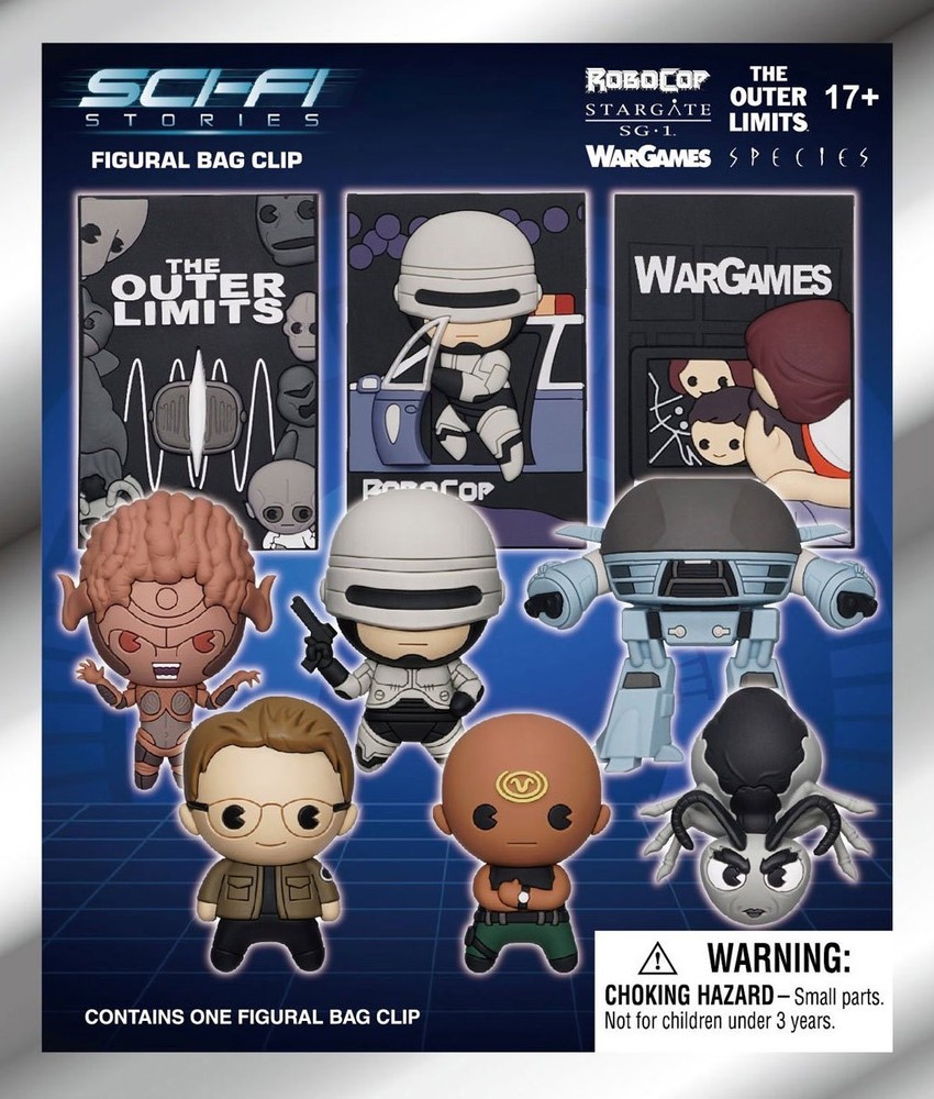3D Figural Bag Clip Sci-Fi Stories Pack [1 RANDOM Figure]