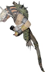 McFarlane Dragons Dragon Series 3 Komodo Clan 3 Dragon 6.5 inch Missing Hand