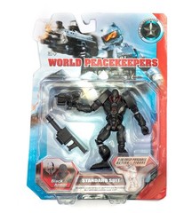 1:18 World Peacekeepers: AMMOBOT Black Armor with Standard Suit 81301S
