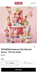 pop mart 15th Anniversary Pop Bean Celebrate This Moment LABUBU MOLLY SKULLPANDA