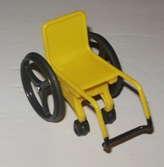 Avatar Jake Sully Wheel Chair Figure & RDA Base: 2009 Mattel James Cameron Movie