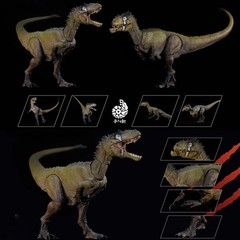 Nanmu Studio Smart Series Allosaurus Action Figure Dinosaur Animal Model Decor