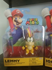 Jakks Pacific Super Mario Iggy Lemmy Bowser Jr 4″ Action Figures New in Package
