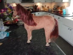 Paradise Horse – Soft Brown LARGE Articulated Horse 20″ x 22″
