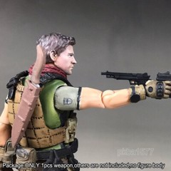 1/18 Metal Machete Knife w sheath Weapon Model For 3.75″ Action Figure
