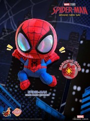 Hot Toys Cosbi Spider-Man Brand New Day Plush Keychain Doll Pendant Gift Toy
