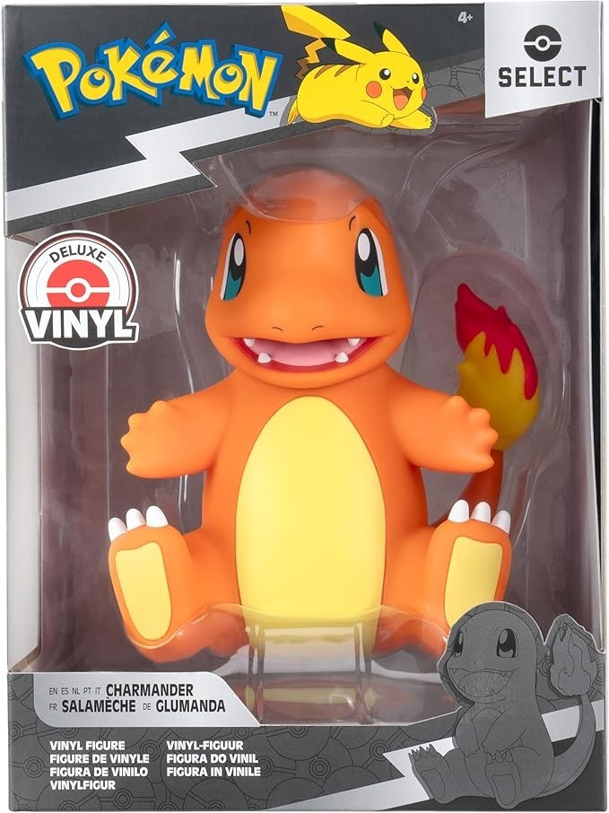 Pokemon Charmander Deluxe Select Vinyl Figure Pokemon 8 Inch Series 2