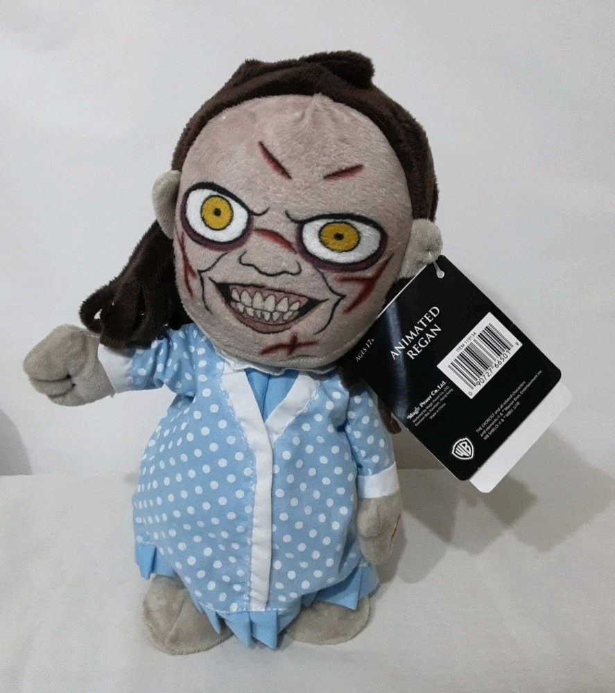 Halloween Animated Regan-The Exorcist: Talking & Walking Horror Plush New w/ Tag