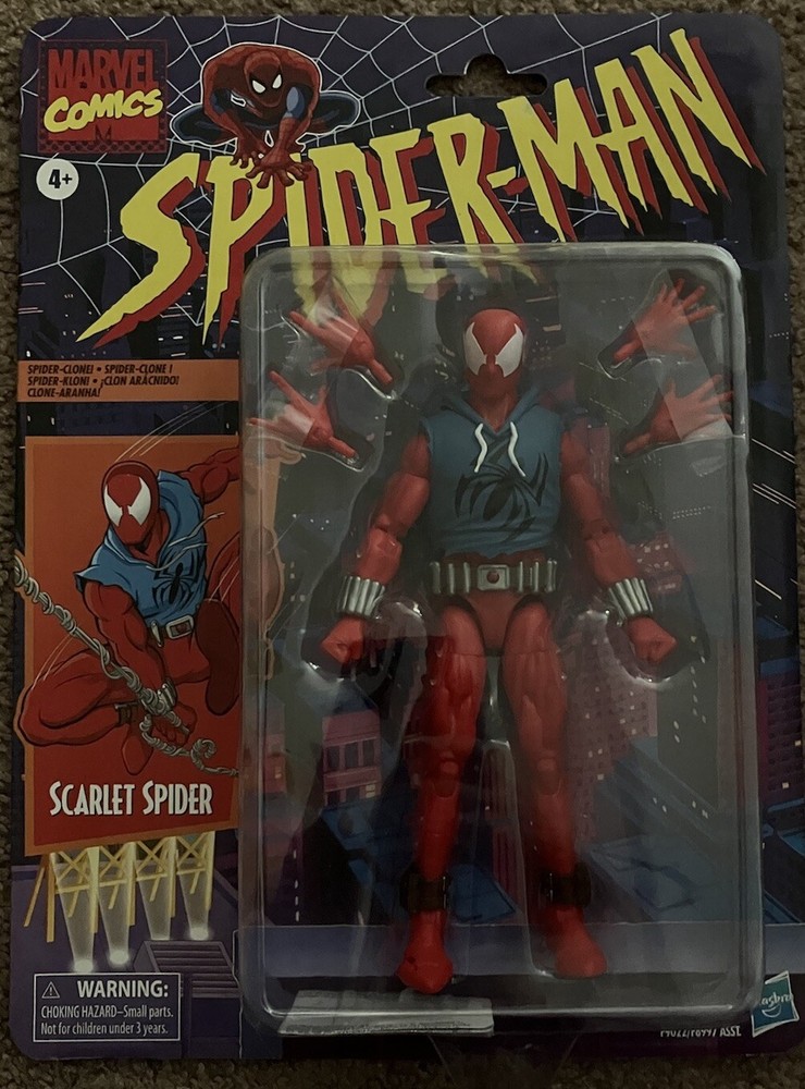 Marvel Legends Series Retro: Scarlet-Spider Action Figure