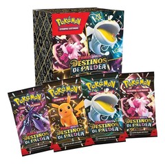 Pokemon TCG Paldean Fates Booster Box 18 Packs Portuguese Destinos de Paldea