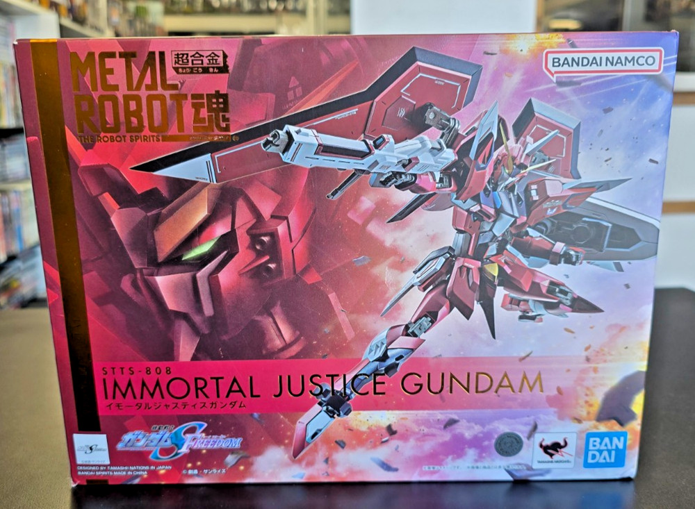Metal Robot Spirits IMMORTAL JUSTICE GUNDAM Freedom STTS-808 Bandai Complete