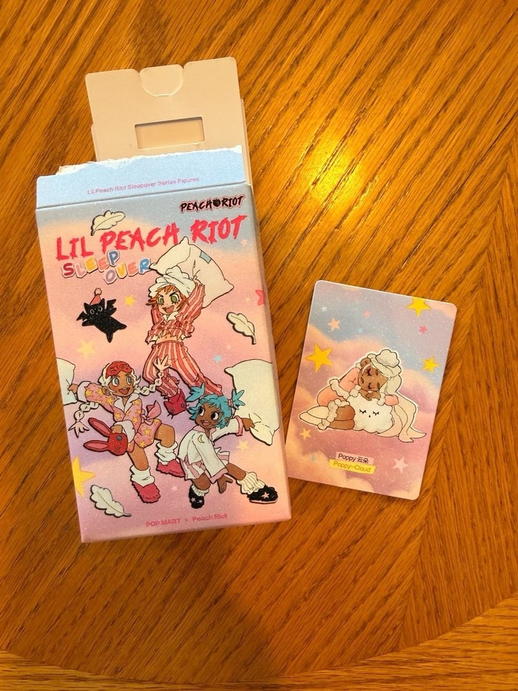 Pop Mart x Peach Riot Sleepover Series ‘Poppy-Cloud’ Confirmed Figure and ID Car