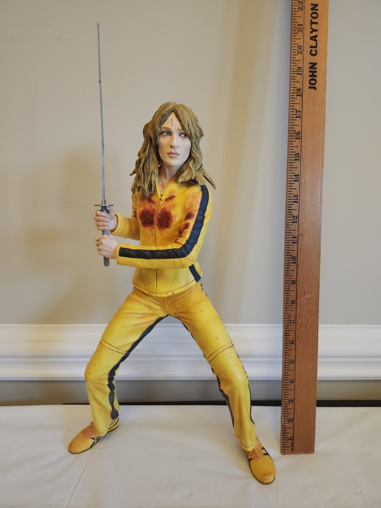 NECA KILL BILL 18″ 1/4 Scale THE BRIDE Talking Figure As Is Read Desciption